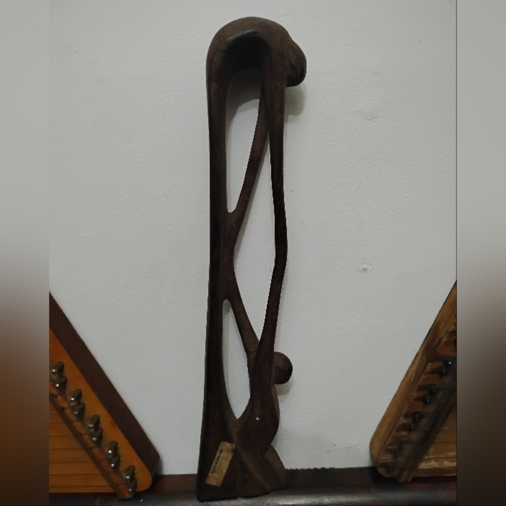 Elegant Mother & Child Dark  Brown🤎 African Wooden Sculpture Light Weight